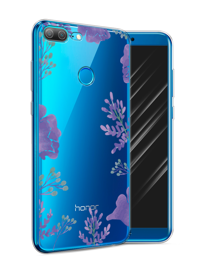 

Чехол Awog на Honor 9 Lite "Сиреневая цветочная рамка", Разноцветный, 64250-8