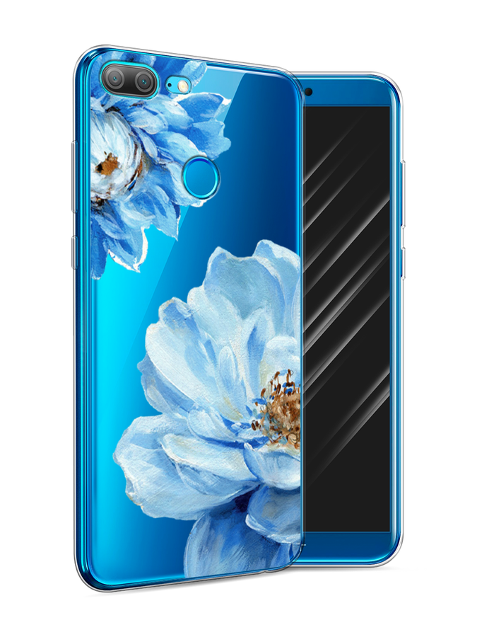 

Чехол Awog на Honor 9 Lite "Голубые клематисы", Разноцветный, 64250-8