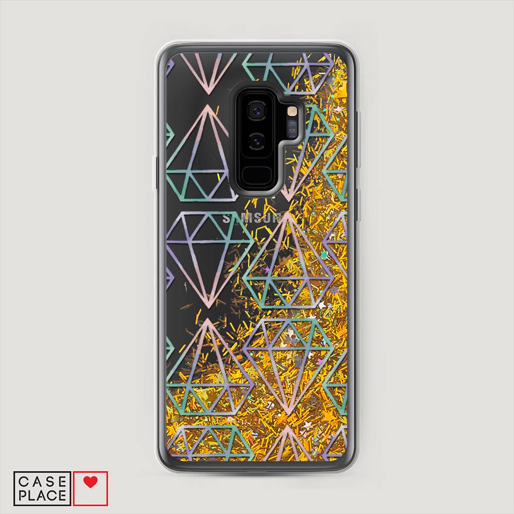 

Чехол Awog на Samsung Galaxy S9 + "Бриллианты голографика", Фиолетовый;прозрачный, 25890-1