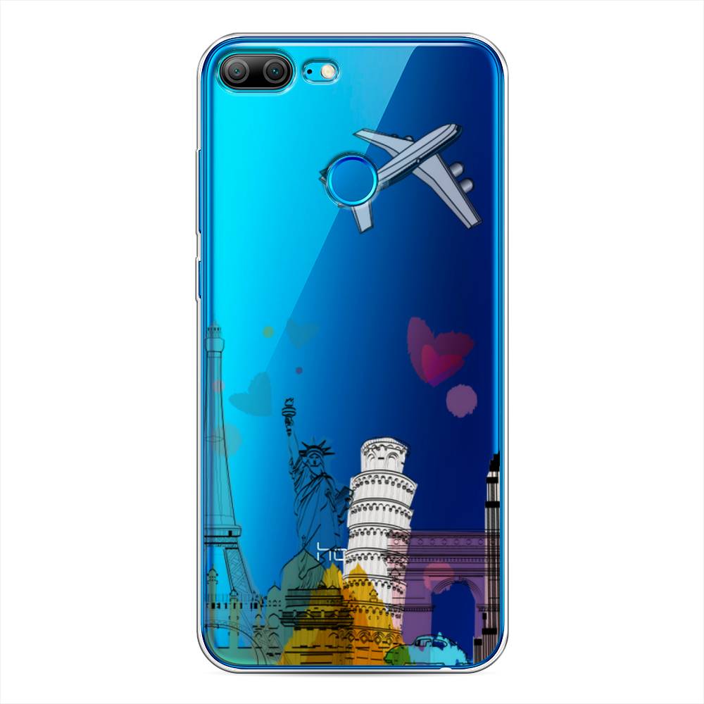 

Чехол Awog на Honor 9 Lite "Самолет путешествий", Разноцветный, 64250-10