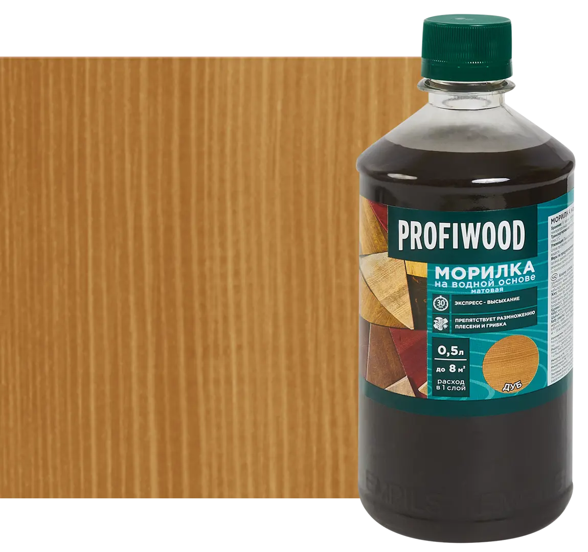 Морилка Profiwood матовая дуб 0.5 кг