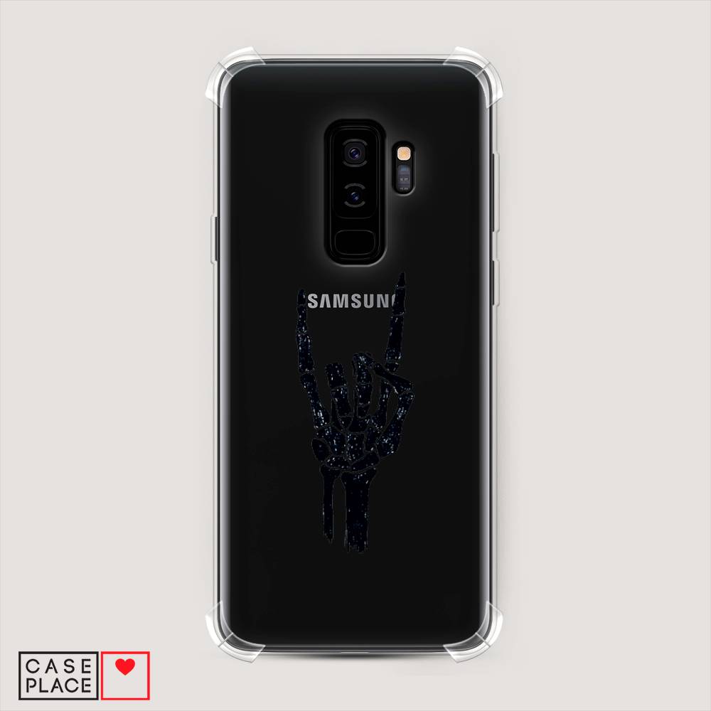 

Чехол Awog на Samsung Galaxy S9 + "Rock for a skeleton", Черный;прозрачный, 25851-1