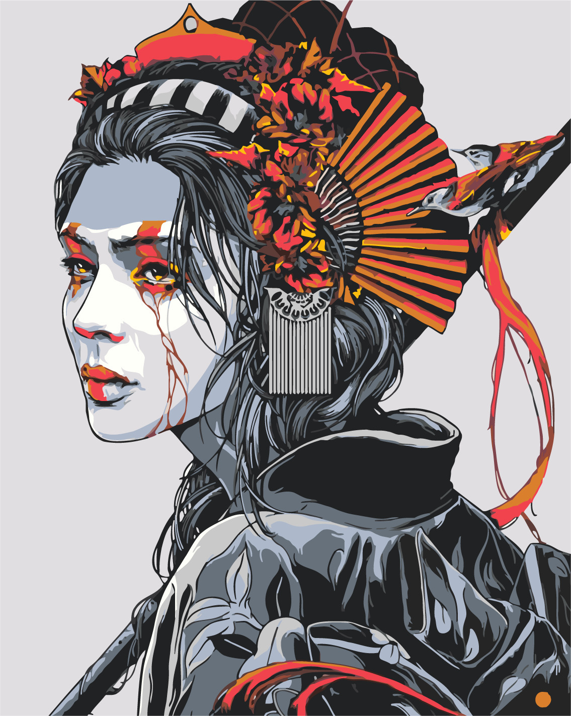 

Картина по номерам, 40 x 50, Девушка с птицами. Картина 2 Флуорисцентные краски (PZ-1978)