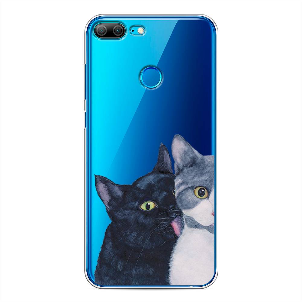 

Чехол Awog на Honor 9 Lite "Кошачья любовь", Разноцветный, 64250-1