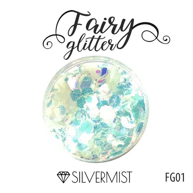 

Глиттер серии FairyGlitter, Silvermist, 15 г FGL-012