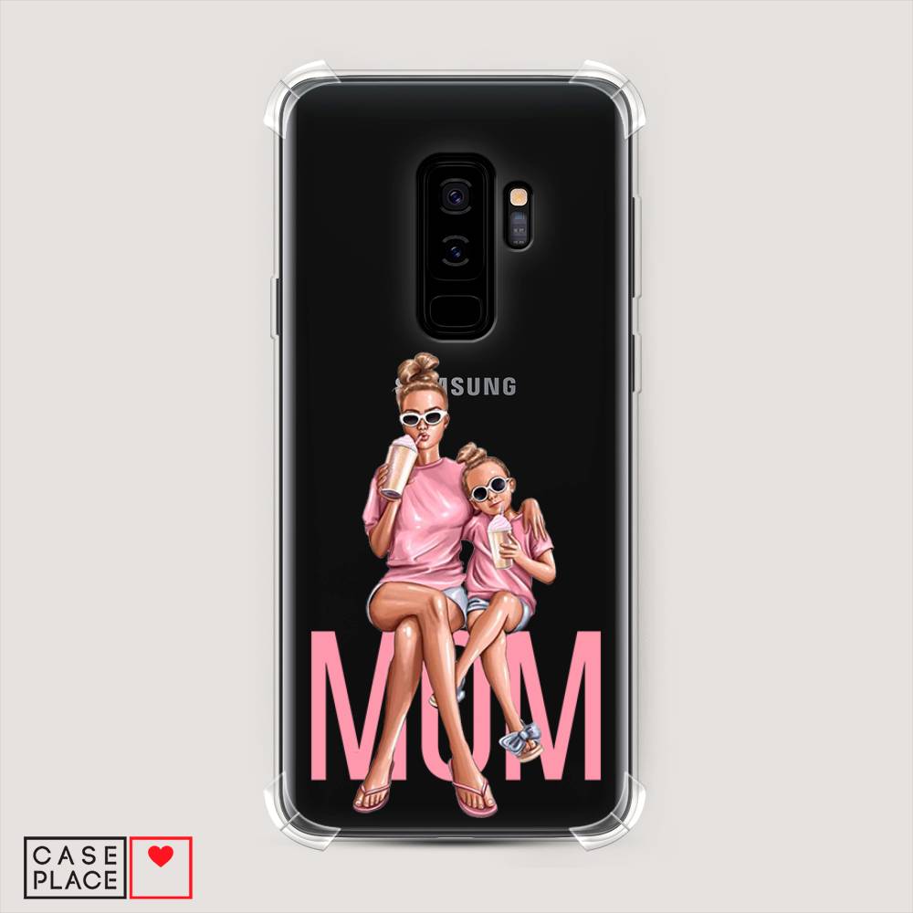 

Чехол Awog на Samsung Galaxy S9 + "Lovely mom", Синий;бежевый;розовый, 25851-1