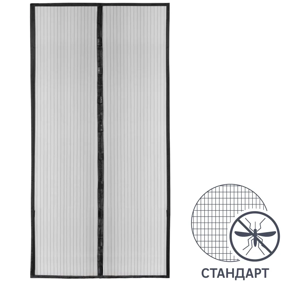 

Москитная сетка SSS-86797718 200х95 см, Черный