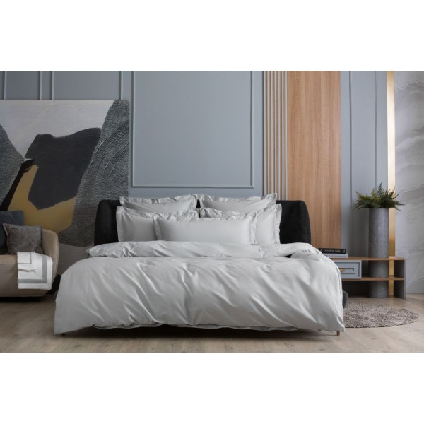 

Постельное белье German Grass Ash grey Allure Евро простыня на резинке, EK3616070, 361805070