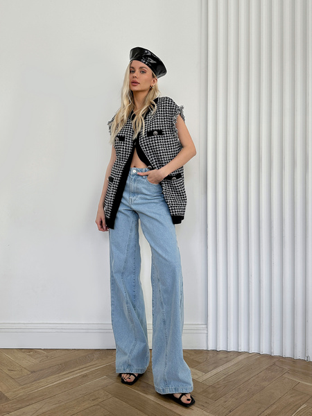 

Джинсы женские ZARINA 3224469769 синие 2XS, Синий, 3224469769