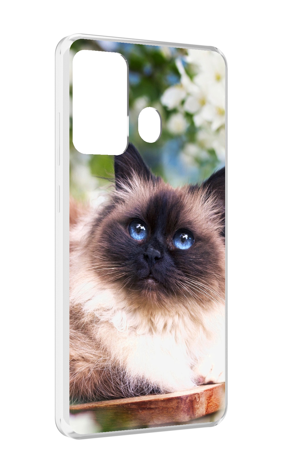 Чехол MyPads порода кошка Бирман для ITEL A27 / ITEL P17