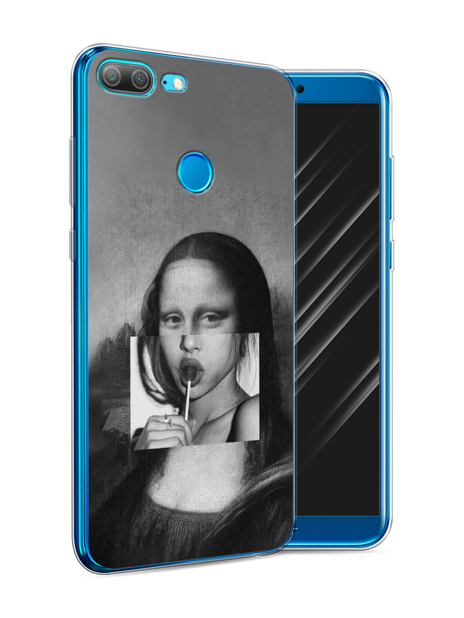 

Чехол Awog на Honor 9 Lite "Mona Lisa sucking lollipop", Разноцветный, 64250-9