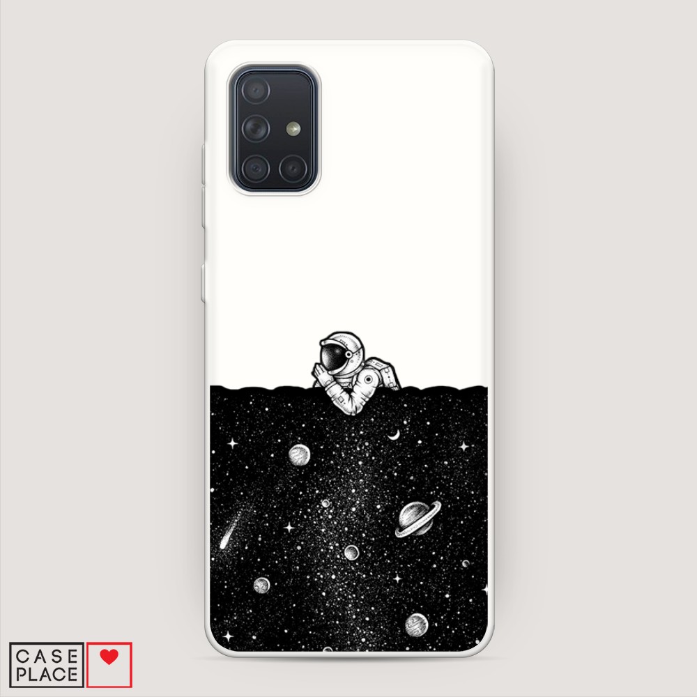 

Матовый силиконовый чехол "Космический сон" на Samsung Galaxy A71, 29057-1
