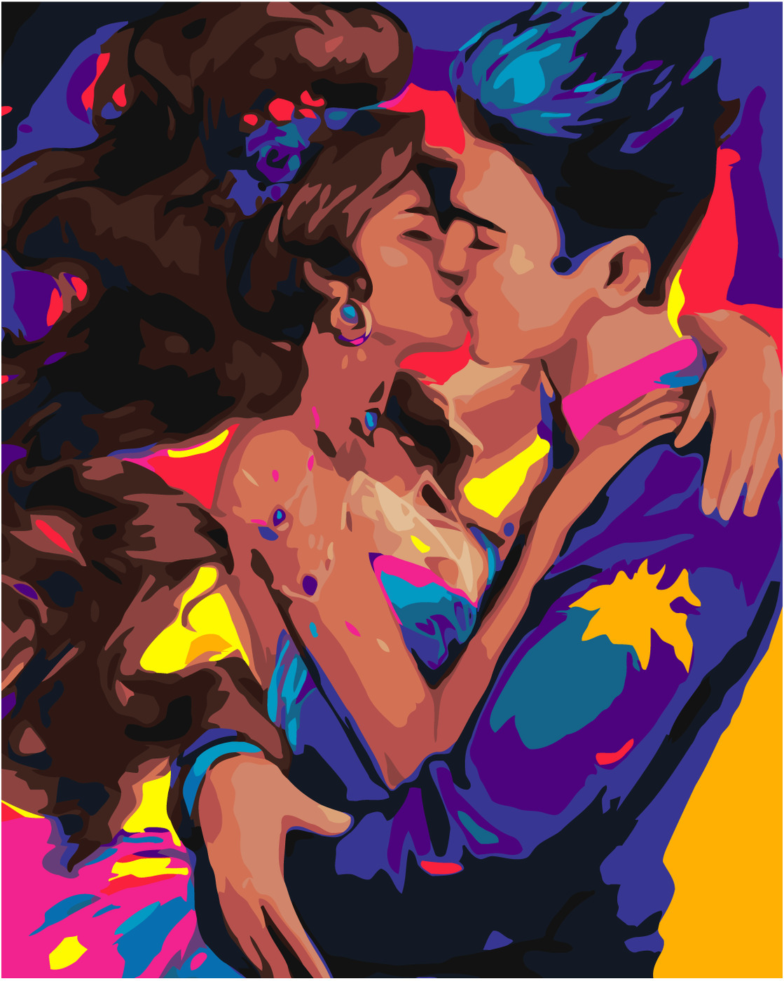 

Картина по номерам, 40 x 50, Влюблённые (Картина 4). Флуорисцентные краски (pz-valentine4)