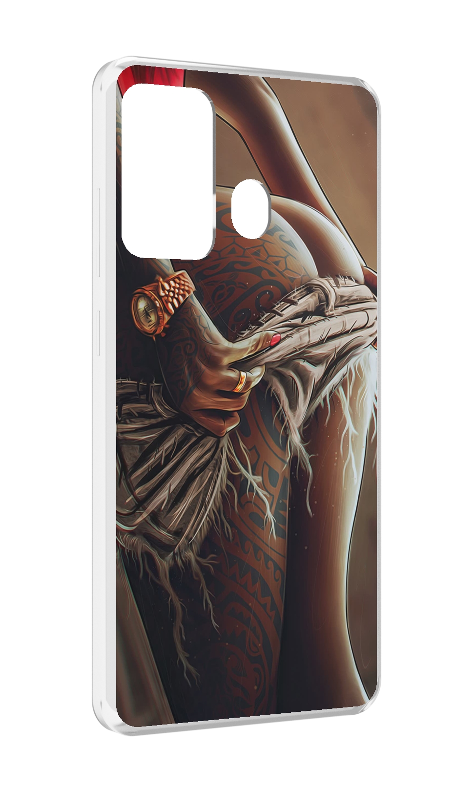 

Чехол MyPads полуголая девушка фотография женский для ITEL A27 / ITEL P17, Прозрачный, Tocco