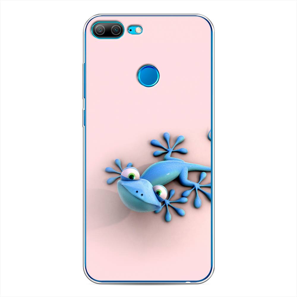 

Чехол Awog на Honor 9 Lite "Голубая ящерка", Разноцветный, 64250-2