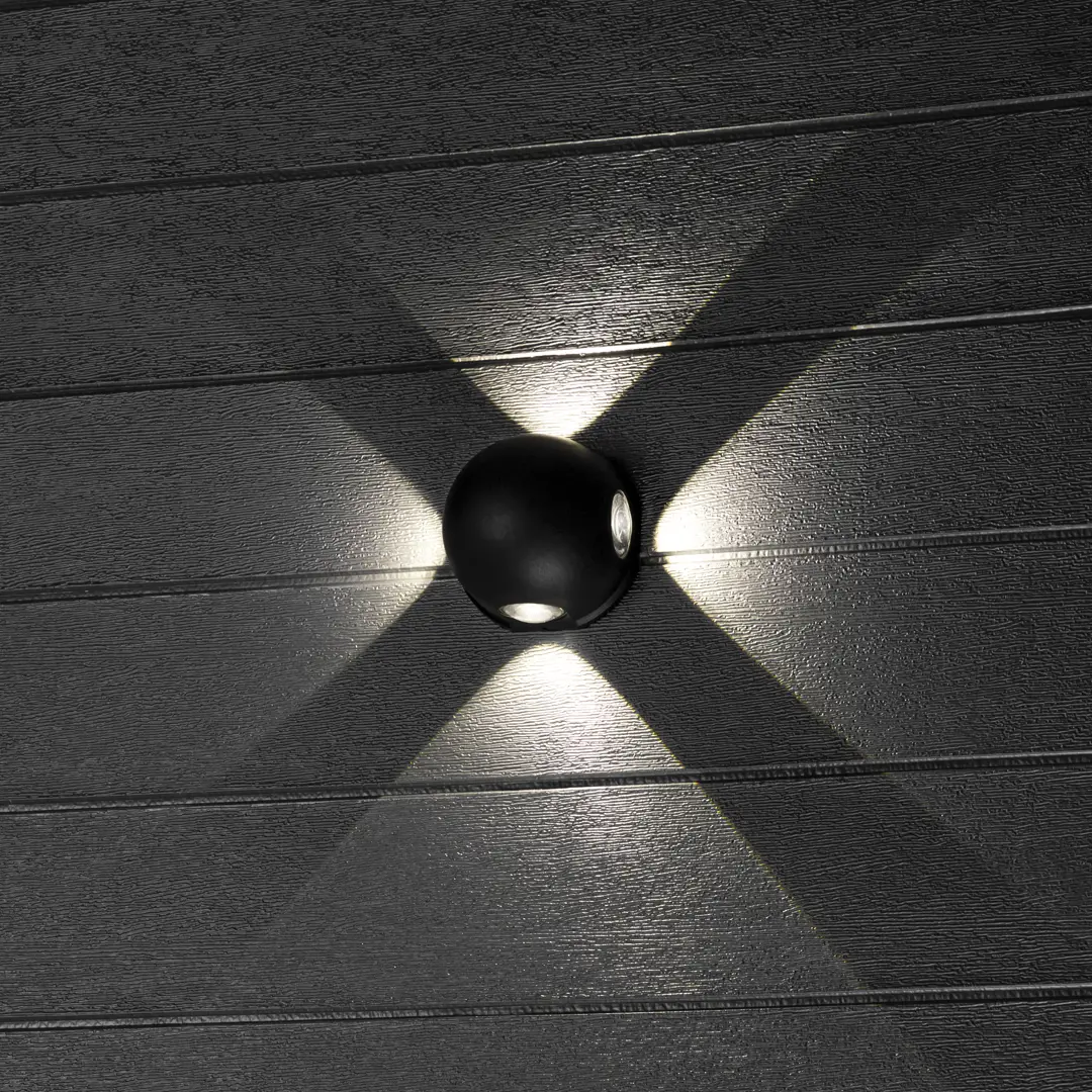 Светильник настенный светодиодный уличный Duwi «Nuovo» 24791 7 IP54 цвет черный