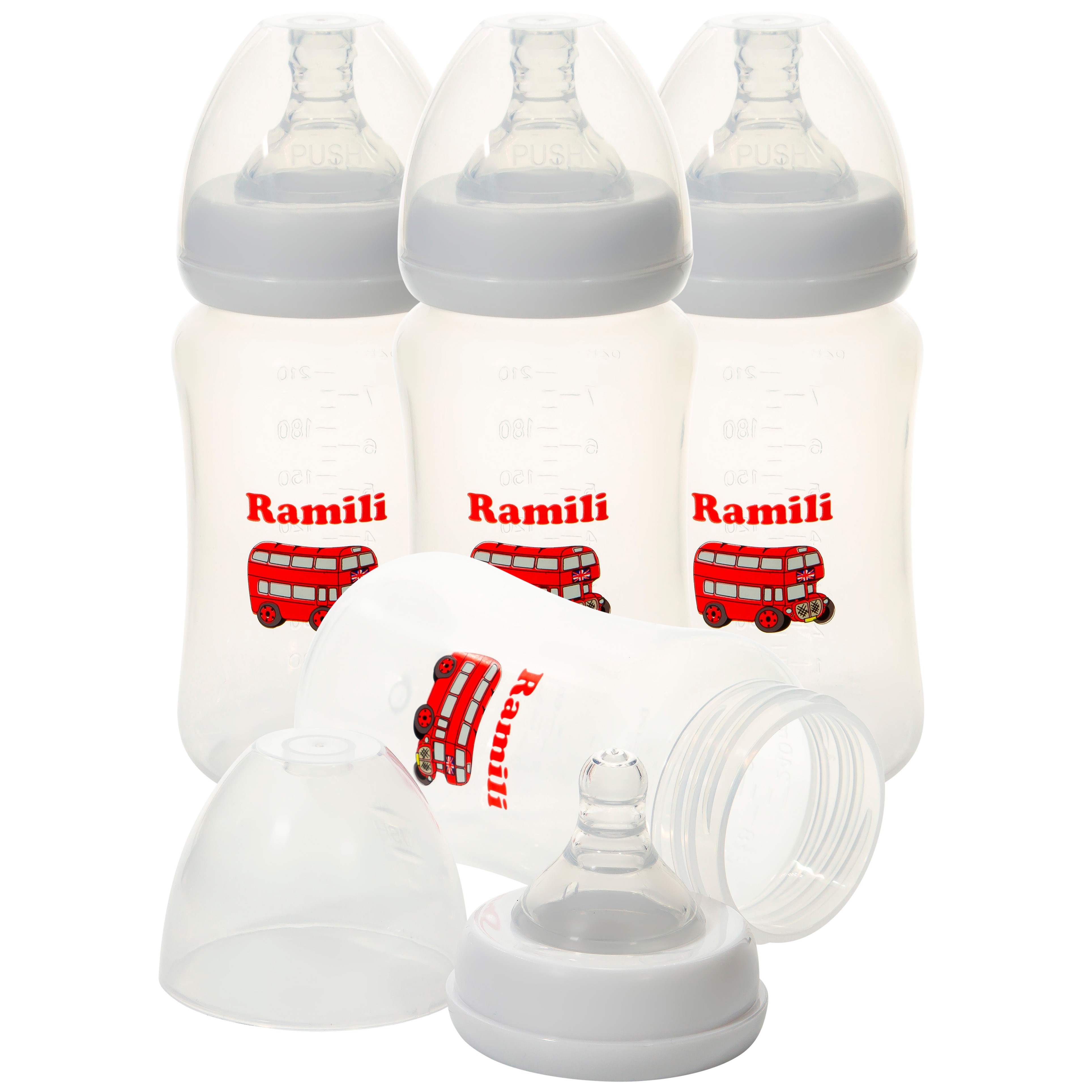 фото Детская бутылочка ramili 240mlx4