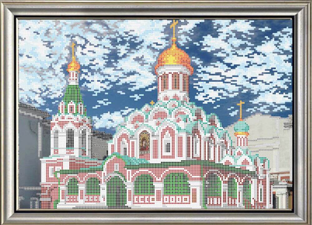 

Рисунок на ткани «Собор Казанской иконы Божьей Матери»