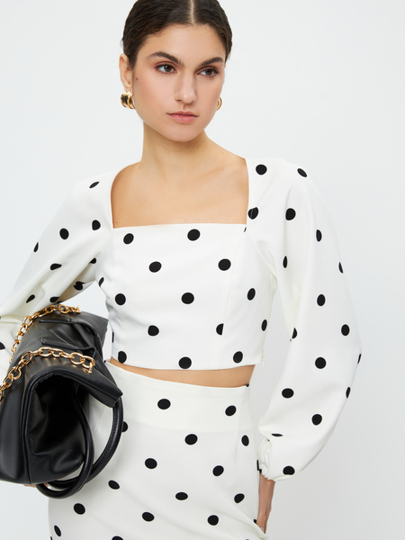 

Топ женский ZARINA 3224269339 бежевый XS, 3224269339