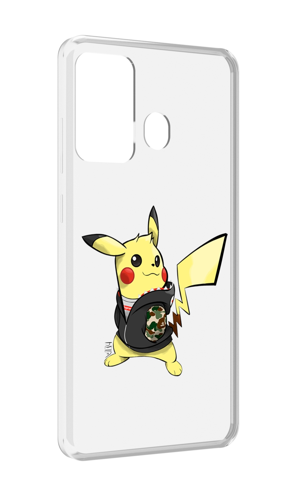 

Чехол MyPads пикачу для ITEL A27 / ITEL P17, Прозрачный, Tocco