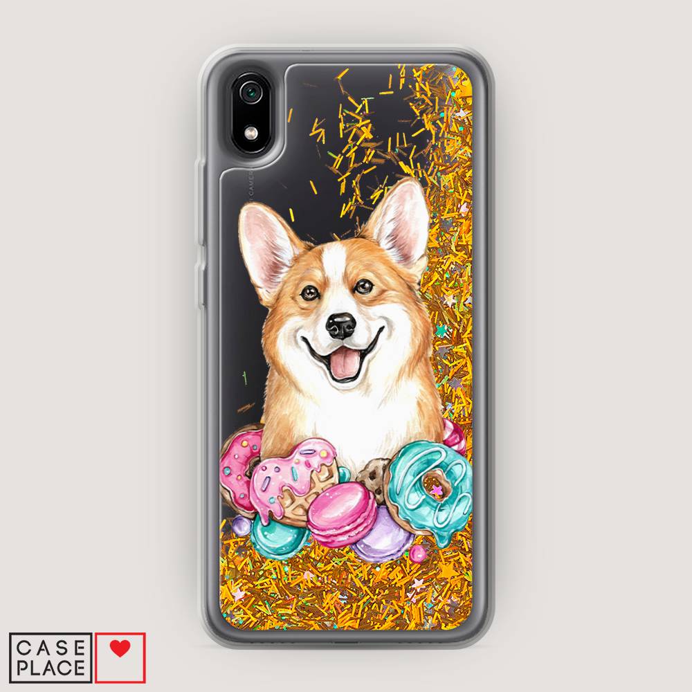 

Чехол Awog на Xiaomi Redmi 7A "Корги и сладости", Разноцветный, 35490-1