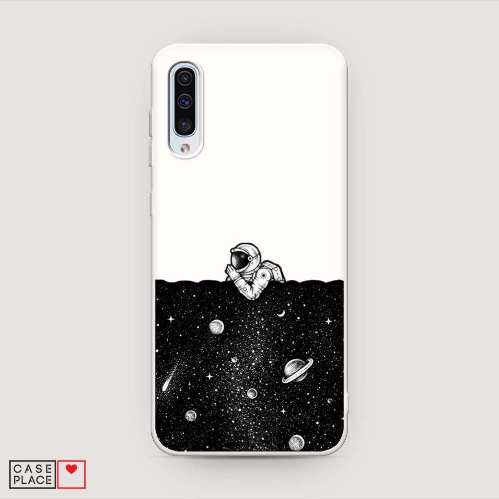 

Матовый силиконовый чехол "Космический сон" на Samsung Galaxy A50