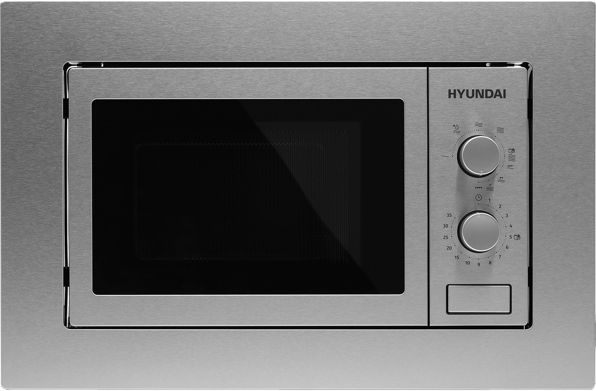 

Встраиваемая микроволновая печь HYUNDAI HBW 2030 IX серебристый, HBW 2030 IX
