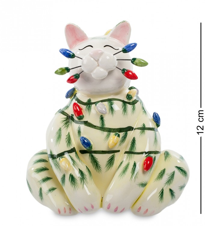 фото Фигурка рождественский кот pavone cms-31/56 pavone style