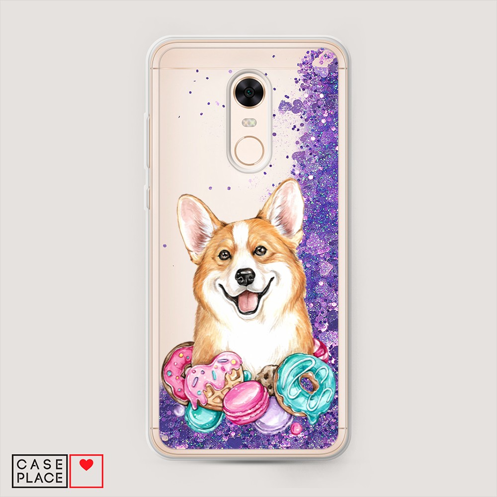 

Чехол Awog на Xiaomi Redmi 5 Plus "Корги и сладости", Разноцветный, 33192-1