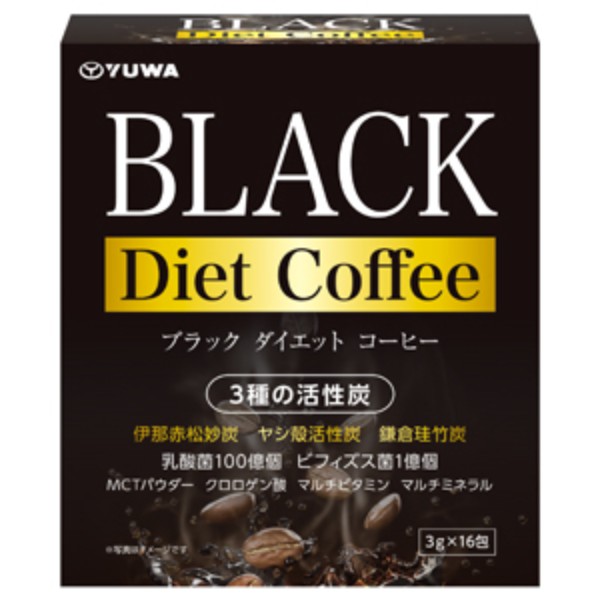 Напиток кофейный Yuwa black diet coffee для контроля веса, саше, 16х3 г