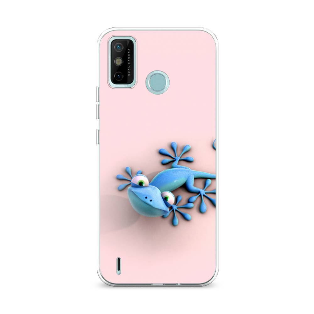 

Чехол Awog на Tecno Spark 6 GO "Голубая ящерка", Разноцветный, 300250-2