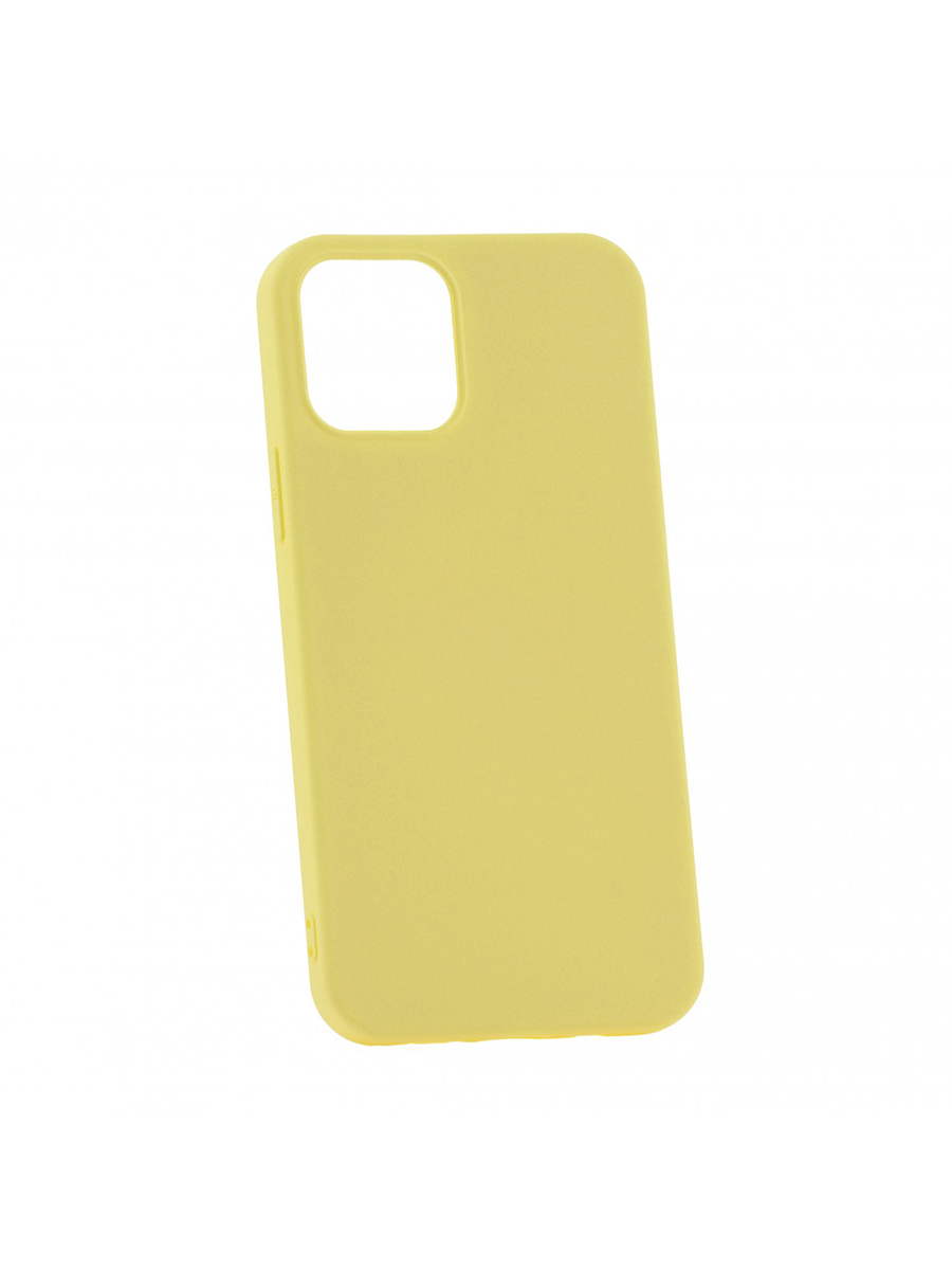 

Чехол для Apple iPhone 12 Derbi Slim Silicone-3 желтый