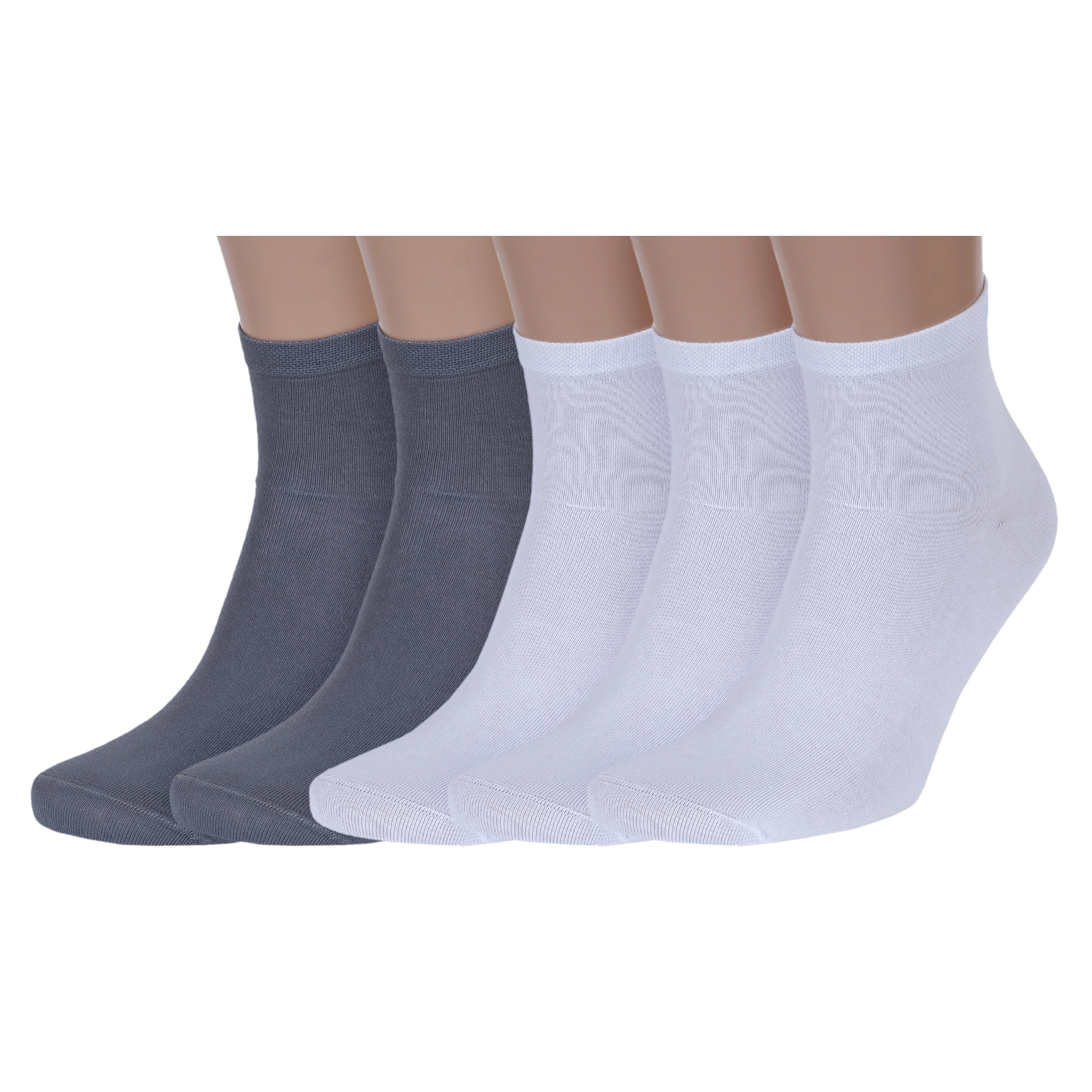 

Комплект носков мужских Rusocks 5-М-238 серых; белых 27-29, 5-М-238