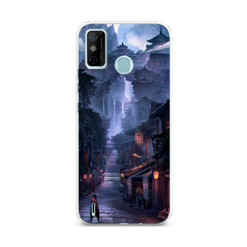 

Чехол Awog на Tecno Spark 6 GO "Одинокий самурай", Разноцветный, 300250-10