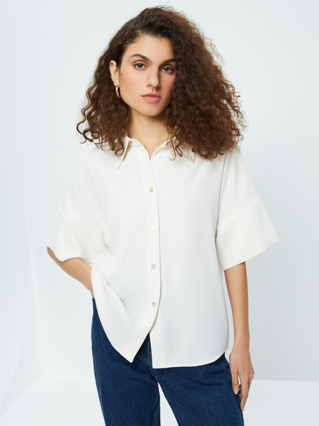 

Рубашка женская ZARINA 3224132332 белая XS, Белый, 3224132332