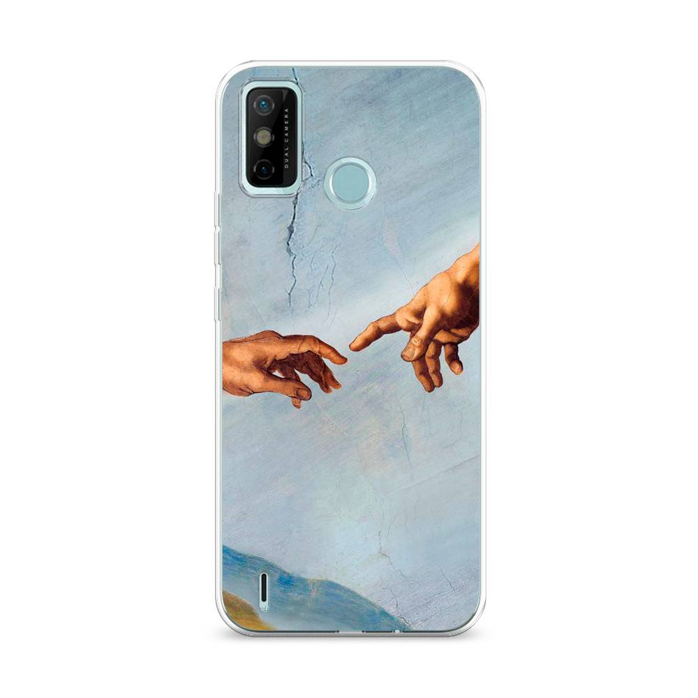 

Чехол Awog на Tecno Spark 6 GO "Сотворение Адама", Разноцветный, 300250-9