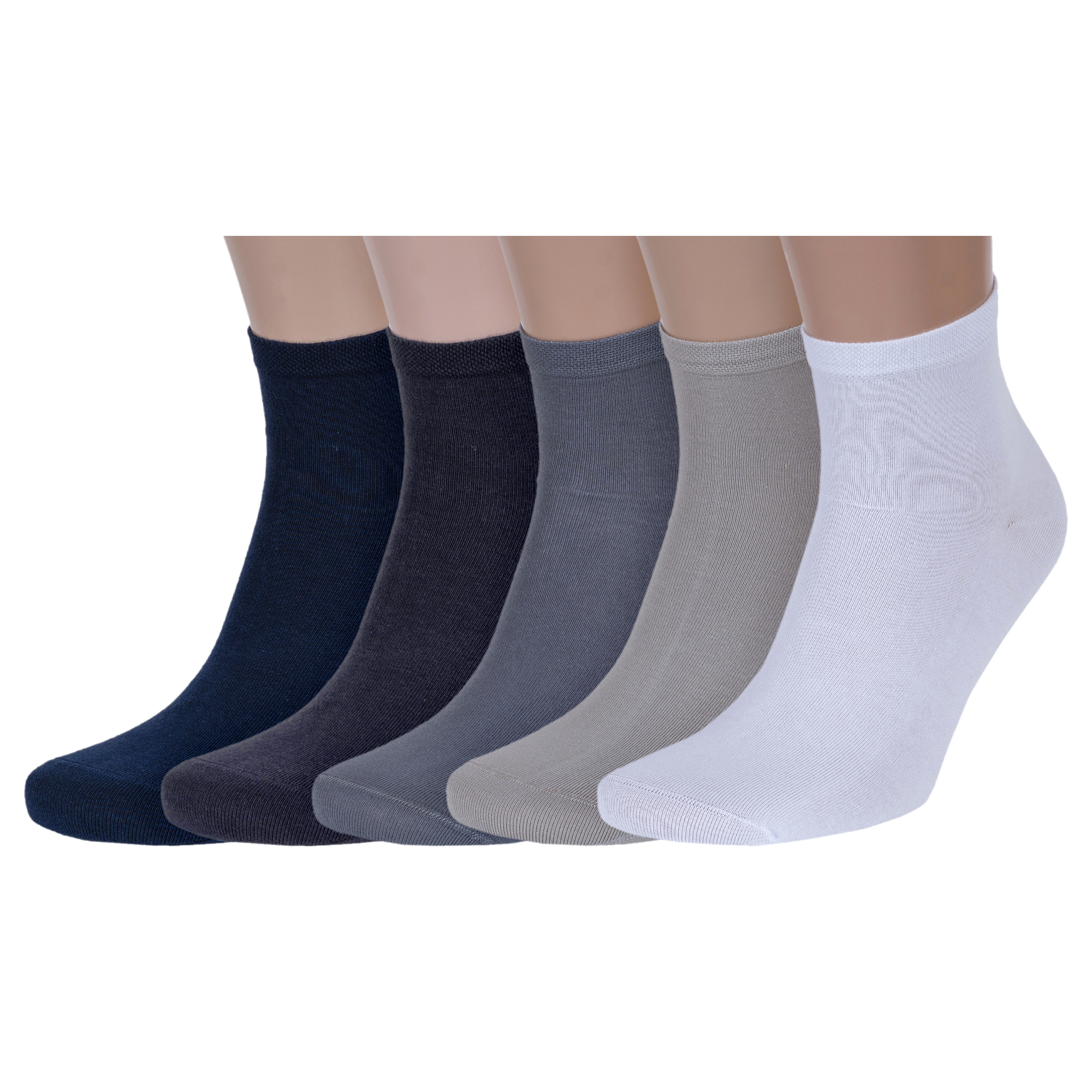 

Комплект носков мужских Rusocks 5-М-238 синих; серых; бежевых; белых 27-29, 5-М-238