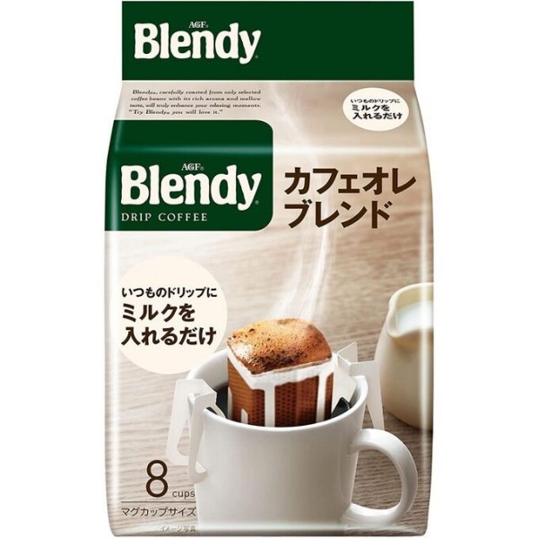 Кофе молотый AGF Blendy особая смесь в дрип-пакетах 8x7 г 625₽