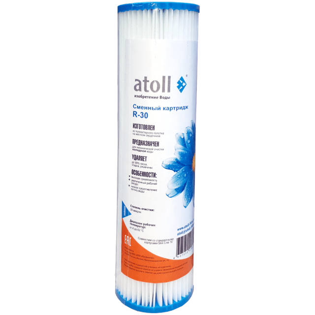 

Картридж Atoll R-30 лепестковый, полиэстр 10SL, 8123