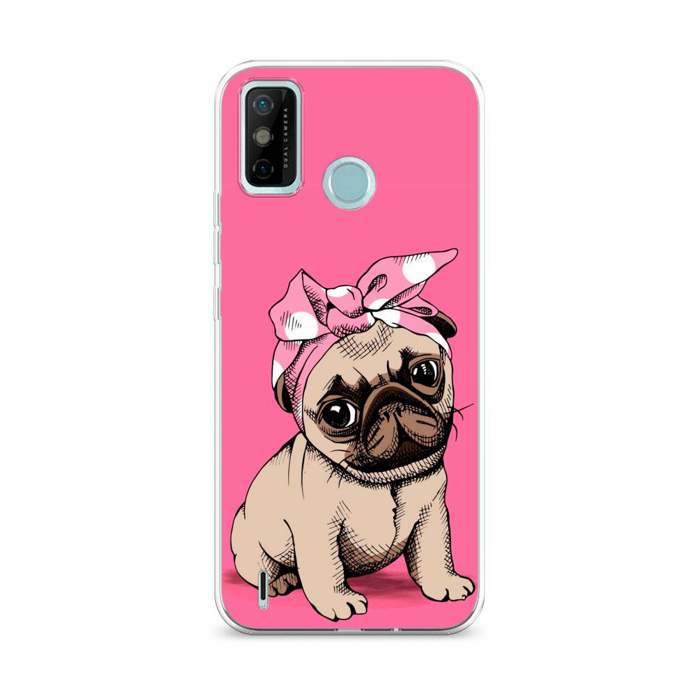 

Чехол Awog на Tecno Spark 6 GO "Dog Pin-Up", Разноцветный, 300250-2