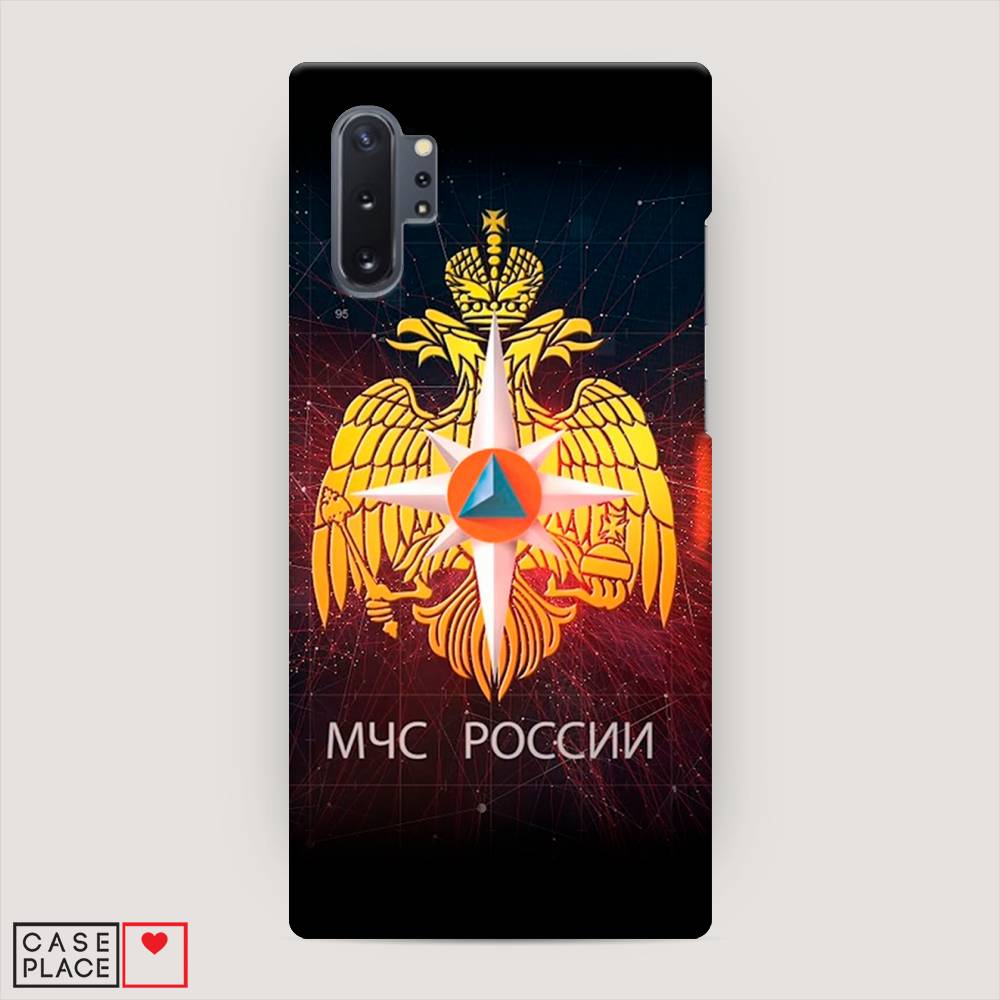 фото Пластиковый чехол "мчс россии" на samsung galaxy note 10 + awog