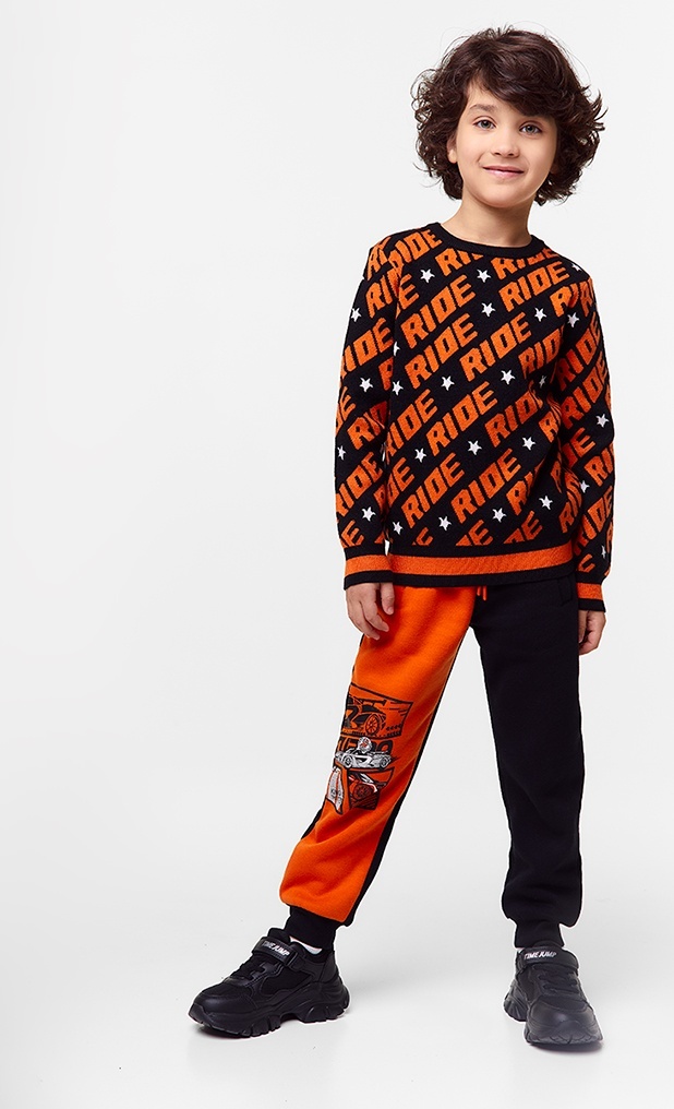 

Джемпер детский Kari Kids AW24C31803215, черный; оранжевый, 92, 232709