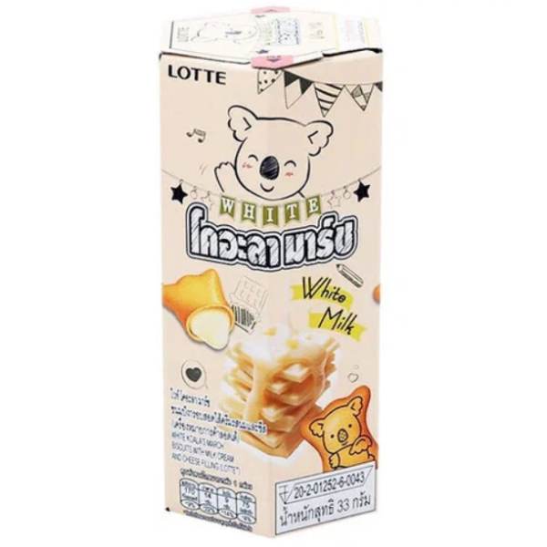 Lotte koala`s march печенье со вкусом молочного крема и сыра, 37 гр