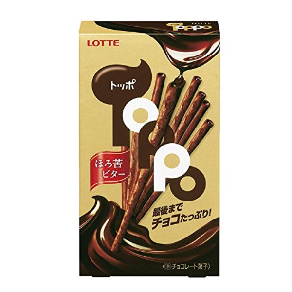 

Lotte toppo палочки хрустящие с горьким шоколадом, 72 гр