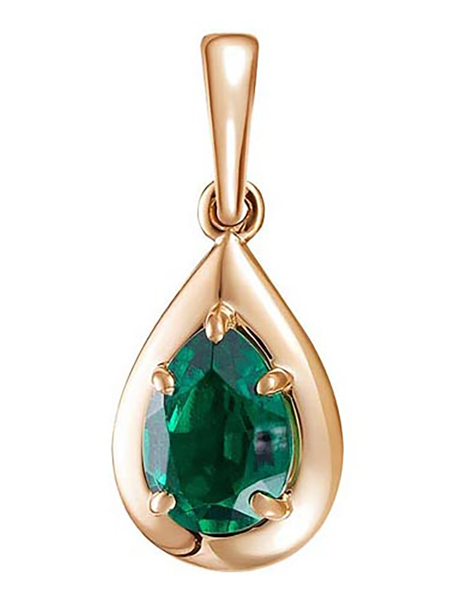 

Кулон из красного золота с изумрудом Vesna jewelry 31876-150-25-00, 31876-150-25-00