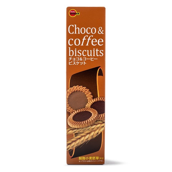 фото Choco coffee biscuit печенье, 108 гр bourbon