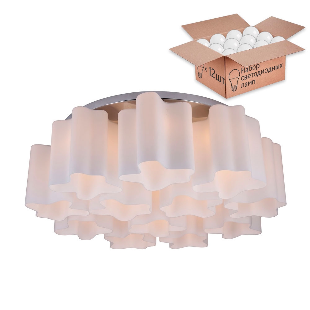

Люстра с лампочками Arte Lamp A3479PL-12CC+Lamps
