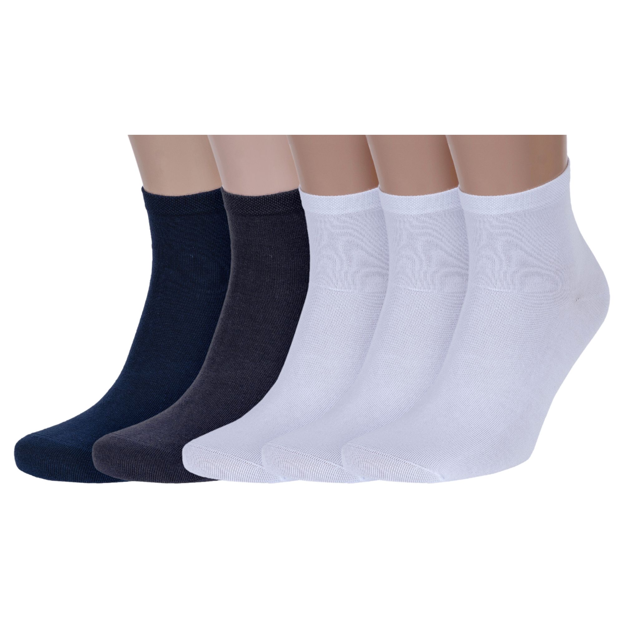 

Комплект носков мужских Rusocks 5-М-238 синих; серых; белых 25-27, Синий;серый;белый, 5-М-238