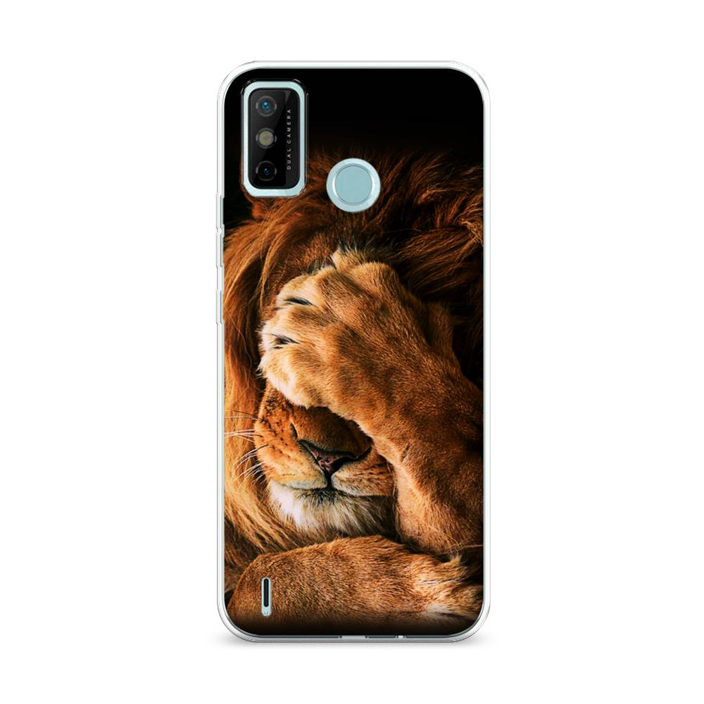 

Чехол Awog на Tecno Spark 6 GO "Львиный стыд", Разноцветный, 300250-1