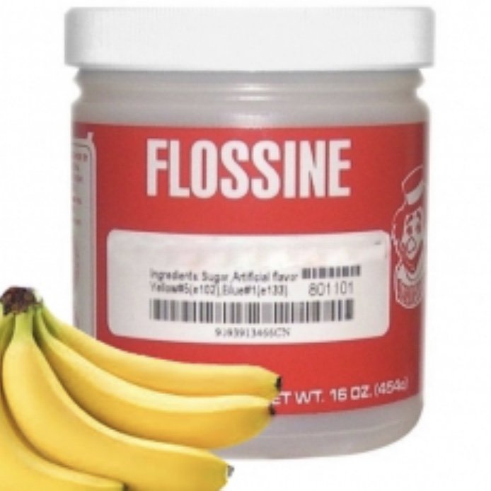 Комплексная пищевая смесь для сладкой ваты FLOSSINE Банан, 450г